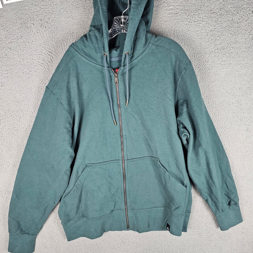 American Giant Hoodie Mens 3XL Green Full Zip Classic Sweatshirt Made In USA
